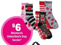Meijer Women's Valentine's Day Socks offer