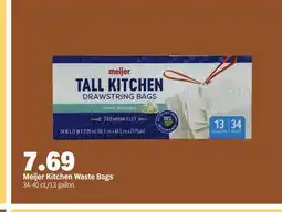 Meijer Meijer Kitchen Waste Bags offer