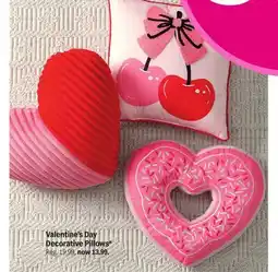 Meijer Valentine's Day Decorative Pillows offer
