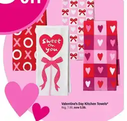 Meijer Valentine's Day Kitchen Towels offer