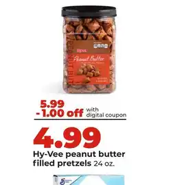 Hy-Vee Hy-Vee peanut butter filled pretzels offer