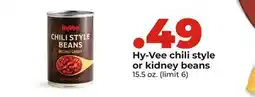 Hy-Vee Hy-Vee chili style or kidney beans offer