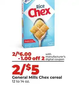 Hy-Vee General Mills Chex cereal offer