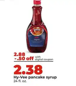 Hy-Vee Hy-Vee pancake syrup offer