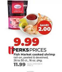 Hy-Vee Fish Market cooked shrimp offer