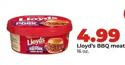 Hy-Vee Lloyd's BBQ meat offer