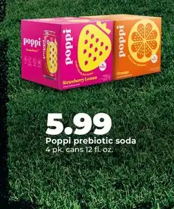 Hy-Vee Poppi prebiotic soda offer