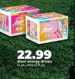 Hy-Vee Alani energy drinks offer