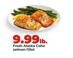 Hy-Vee Fresh Alaska Coho salmon fillet offer