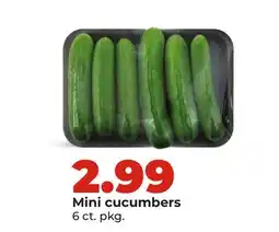 Hy-Vee Mini cucumbers offer