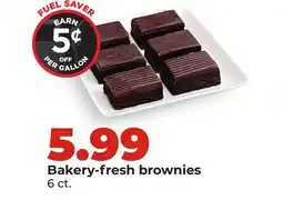 Hy-Vee Bakery-fresh brownies offer