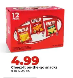 Hy-Vee Cheez-It on-the-go snacks offer