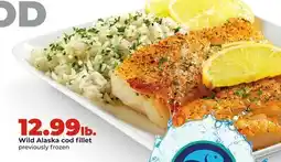 Hy-Vee Wild Alaska cod fillet offer