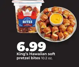 Hy-Vee King's Hawaiian soft pretzel bites offer