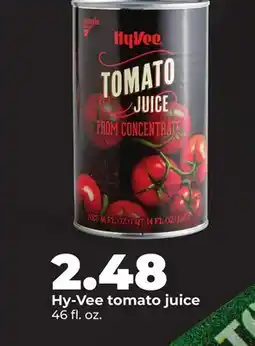 Hy-Vee Hy-Vee tomato juice offer