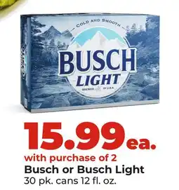 Hy-Vee Busch or Busch Light offer