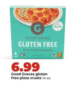 Hy-Vee Good Graces gluten free pizza crusts offer