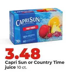 Hy-Vee Capri Sun or Country Time juice offer