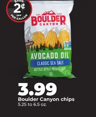 Hy-Vee Boulder Canyon chips offer