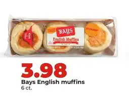Hy-Vee Bays English muffins offer