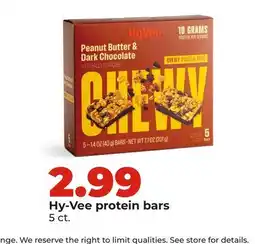 Hy-Vee Hy-Vee protein bars offer