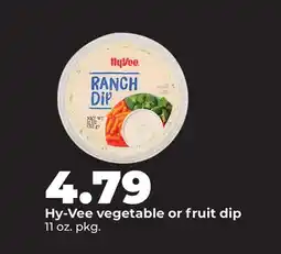 Hy-Vee Hy-Vee vegetable or fruit dip offer