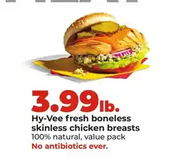 Hy-Vee Hy-Vee fresh boneless skinless chicken breasts offer