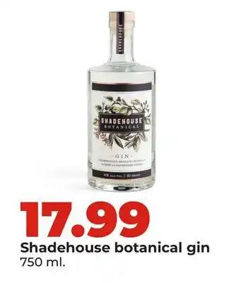 Hy-Vee Shadehouse botanical gin offer