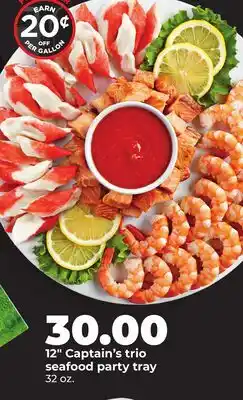 Hy-Vee 12 Captain's trio seafood party tray offer