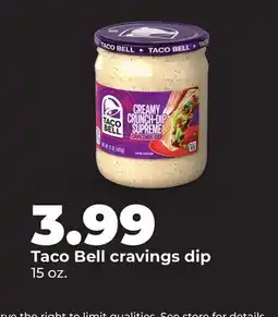 Hy-Vee Taco Bell cravings dip offer