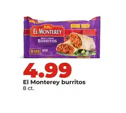 Hy-Vee El Monterey burritos offer