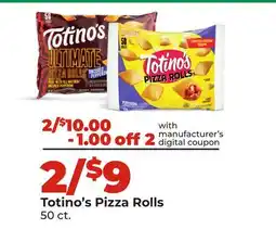 Hy-Vee Totino's Pizza Rolls offer