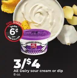 Hy-Vee AE Dairy sour cream or dip offer