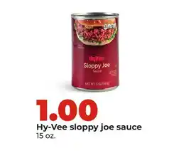 Hy-Vee Hy-Vee sloppy joe sauce offer