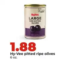 Hy-Vee Hy-Vee pitted ripe olives offer