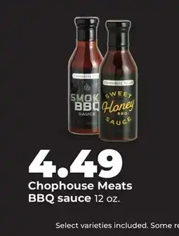 Hy-Vee Chophouse Meats BBQ sauce offer