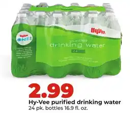 Hy-Vee Hy-Vee purified drinking water offer