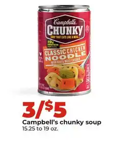 Hy-Vee Campbell's chunky soup offer