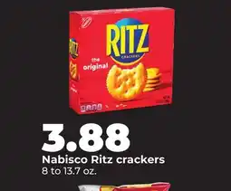 Hy-Vee Nabisco Ritz crackers offer