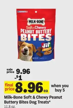 Meijer Milk-Bone Soft & Chewy Peanut Buttery Bites Dog Treats offer