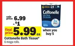 Meijer Cottonelle Bath Tissue offer