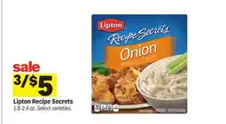 Meijer Lipton Recipe Secrets offer