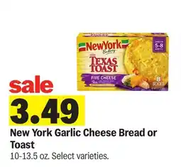 Meijer New York Garlic Cheese Bread or Toast offer