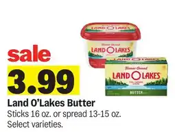 Meijer Land O'Lakes Butter Sticks 16 oz. or spread 13-15 oz offer