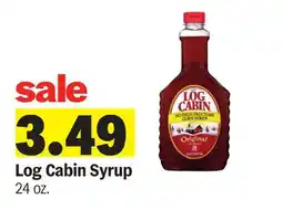 Meijer Log Cabin Syrup offer