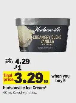 Meijer Hudsonville Ice Cream offer