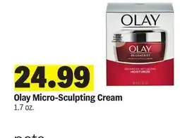 Meijer Olay Micro-Sculpting Cream offer