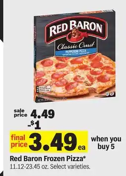 Meijer Red Baron Frozen Pizza offer