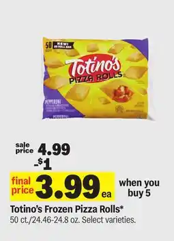 Meijer Totino's Frozen Pizza Rolls offer