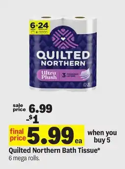 Meijer Quilted Northern Bath Tissue offer